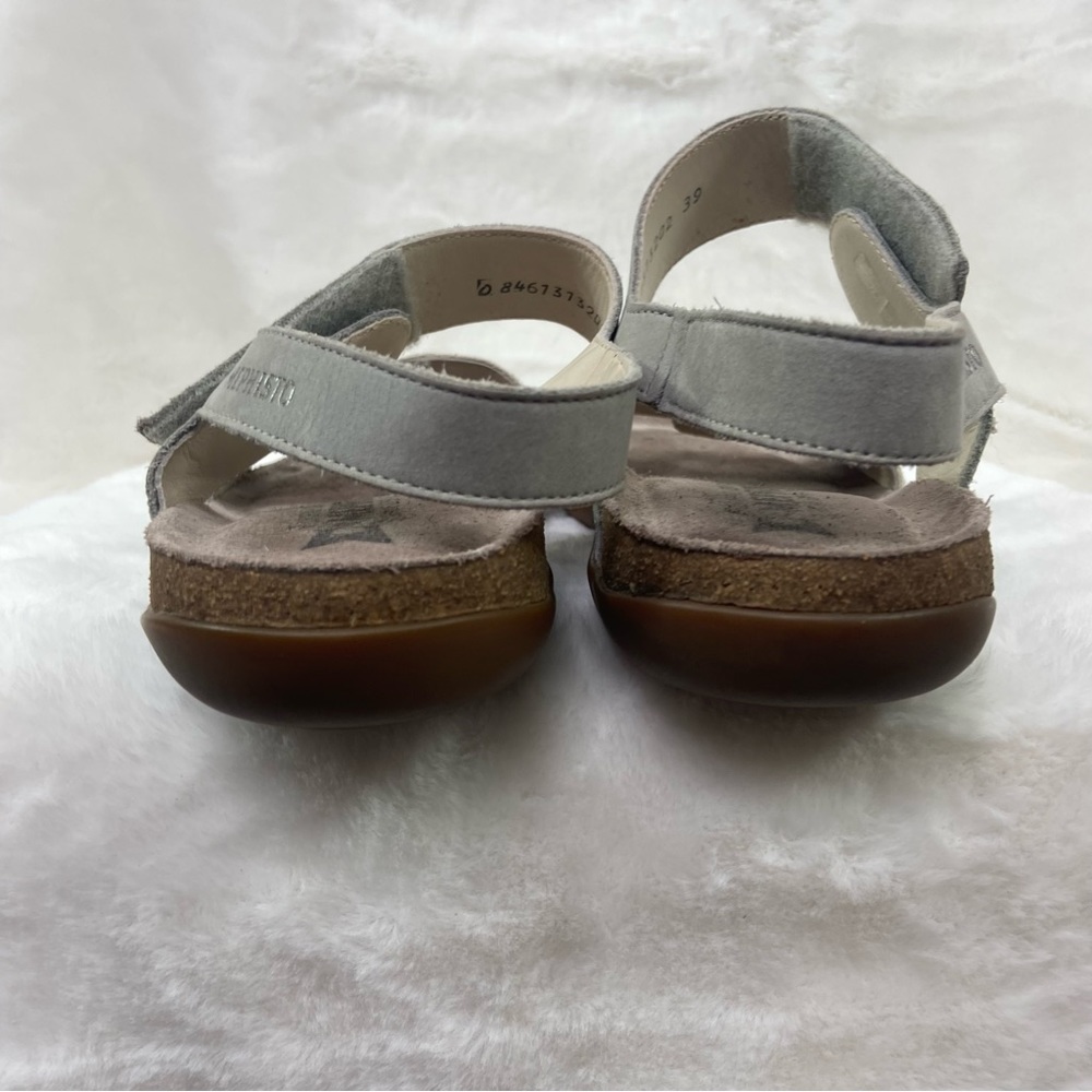 Mephisto Shimmer Gold Gray Python Snakeprint Leat… - image 4